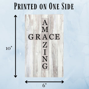 Amazing Grace Cross Sign | Farmhouse World