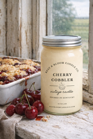 Cherry Cobbler 16 Oz Candle | Farmhouse World