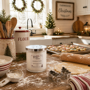 Christmas Cookie 2-Wick Candle | Sugar Cookie & Vanilla | Farmhouse World