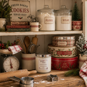 Christmas Cookie 2-Wick Candle | Sugar Cookie & Vanilla | Farmhouse World