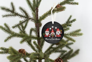 Christmas Gnome Ornament with Black Background - Merry Christmas | Farmhouse World