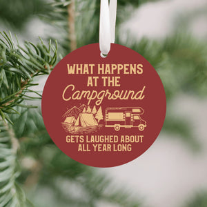 Funny Camping Christmas Gift Ornament | Farmhouse World