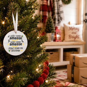Christmas ornament for Amazon shopper