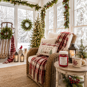 Home 4 the Holidays Candle & Wax Melt | Fir & Cinnamon | Farmhouse World
