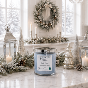 Jack Frost 2-Wick Candle | Mint, Eucalyptus & Vanilla | Farmhouse World