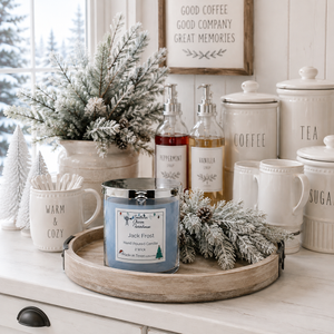 Jack Frost 2-Wick Candle | Mint, Eucalyptus & Vanilla | Farmhouse World
