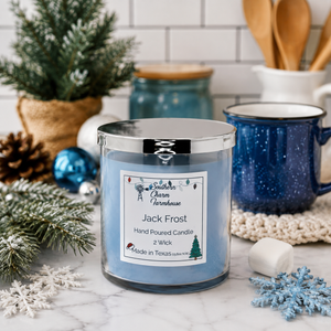 Jack Frost 2-Wick Candle | Mint, Eucalyptus & Vanilla | Farmhouse World
