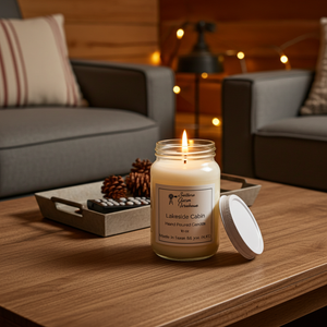 Lakeside Cabin Candle & Wax Melt | Fresh & Woodsy | Farmhouse World