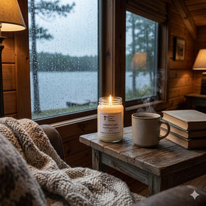 Lakeside Cabin Candle & Wax Melt | Fresh & Woodsy | Farmhouse World
