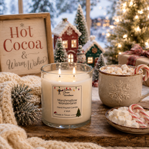 Marshmallow Wonderland 2-Wick Candle | Vanilla & Coconut | Farmhouse World