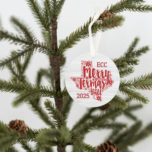 Personalized Merry Texmas Y'all Ornament | Farmhouse World