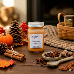 Pumpkin Spice Candle & Wax Melt | Cinnamon & Vanilla | Farmhouse World