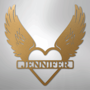Remembrance Sign Personalized with Name gold