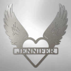 Remembrance Sign Personalized with Name silver