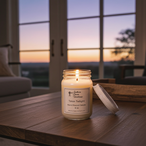 Texas Twilight Scented Candle & Wax Melt | Floral Amber | Farmhouse World