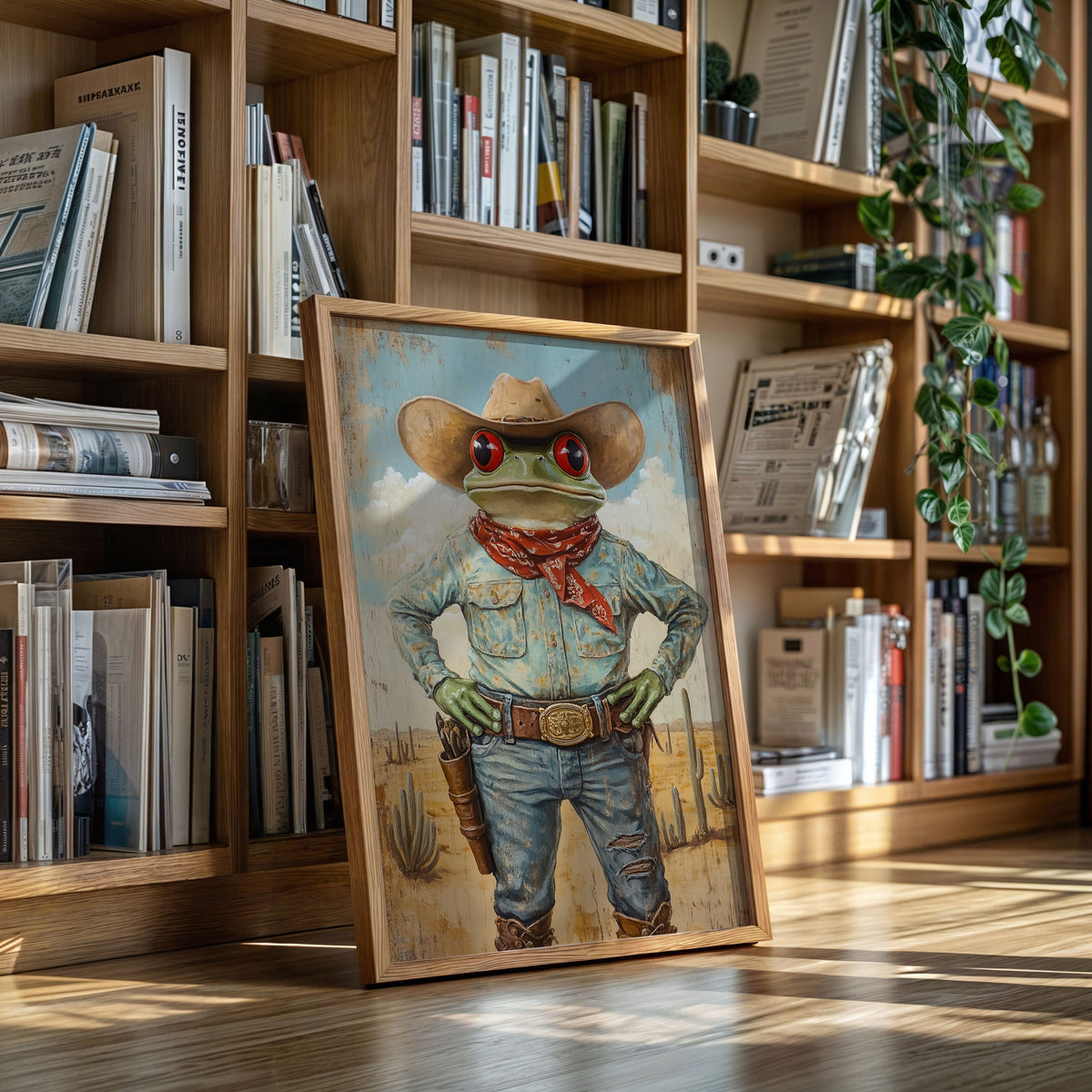 Western Frogster | Western Wall Art | Farmhouse World