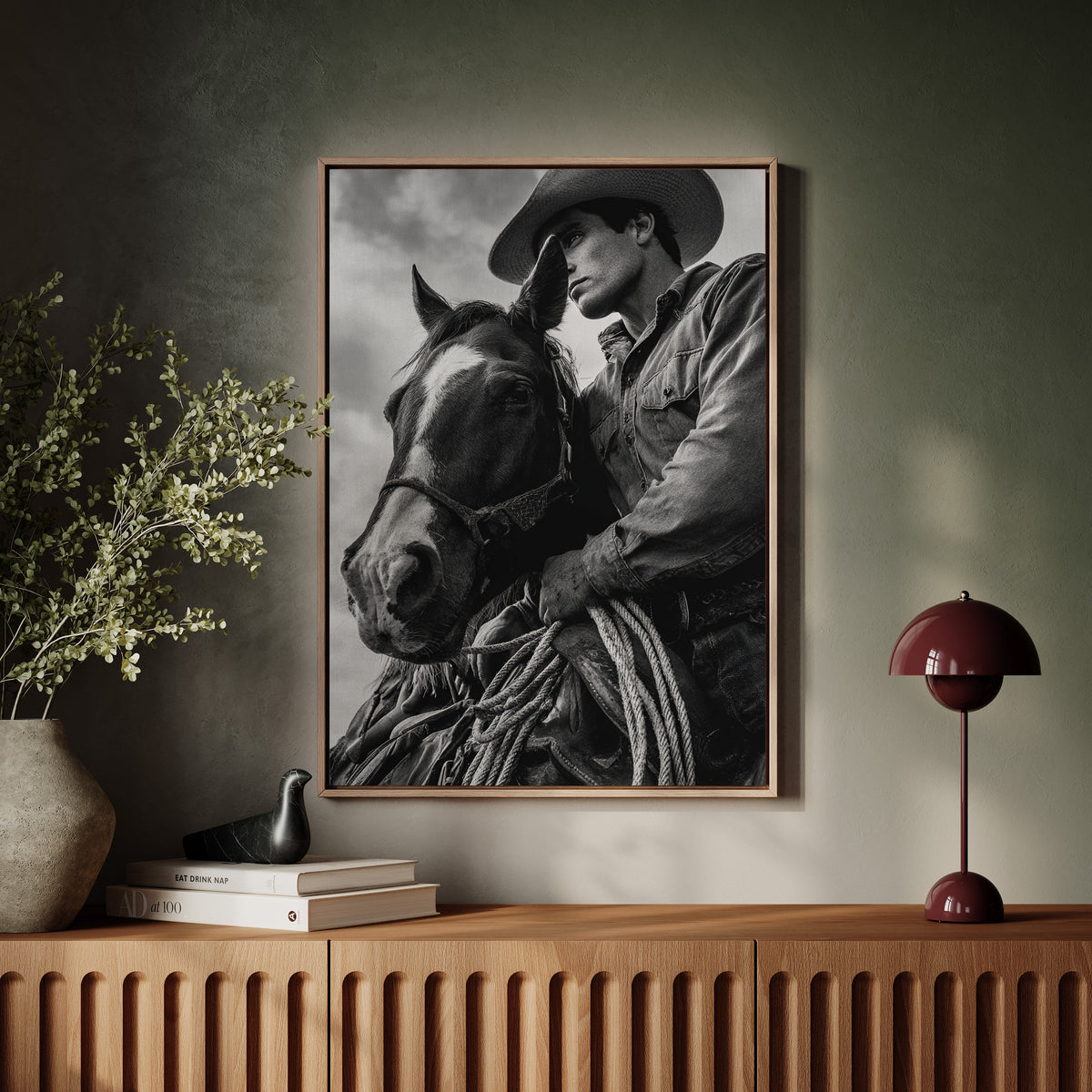 When Cowboys Whisper to Horses | Western Wall Art | Farmhouse World
