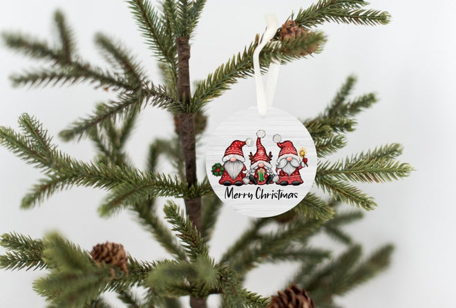 Christmas Gnome Ornament - Merry Christmas | Farmhouse World