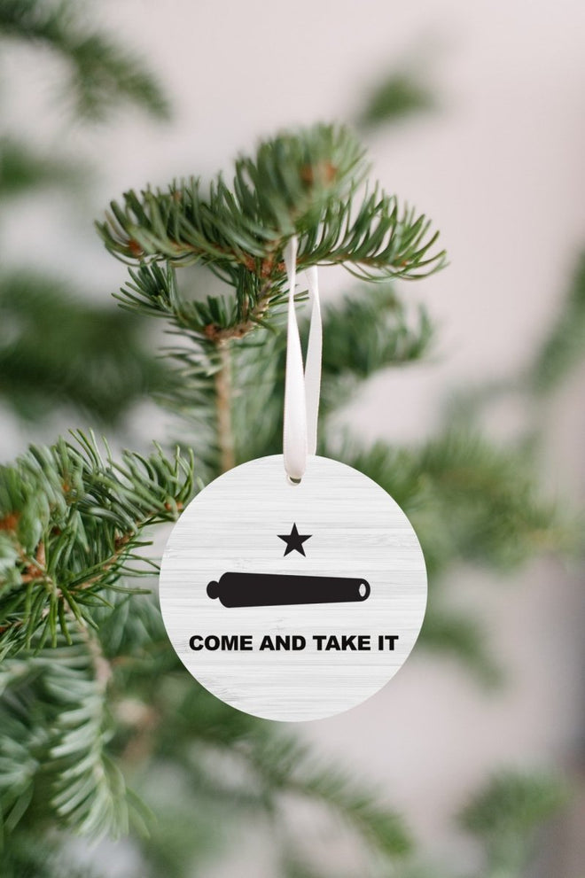 Come and Take It Christmas Ornament | Farmhouse World