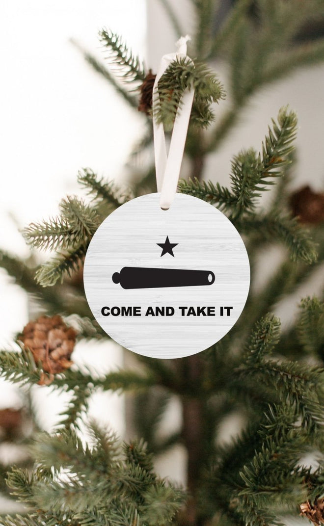 Come and Take It Christmas Ornament | Farmhouse World
