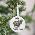 Hippopotamus Christmas Ornament | Farmhouse World