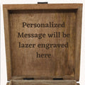 Personalization for Wooden Box | Farmhouse World