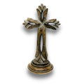 Standing Crosses for Table Decor | Handcarved Wood Cross Perfect for Christian Home Decor | Farmhouse World