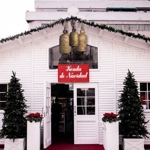 Rustic metal cathedral bells oversized Christmas decor for entryway or porch