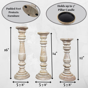 Farmhouse Candle Holders - 4 Styles | Farmhouse World