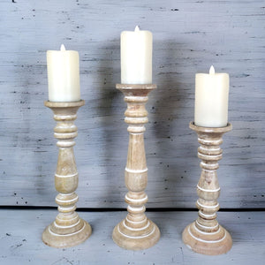 Farmhouse Candle Holders - 4 Styles | Farmhouse World