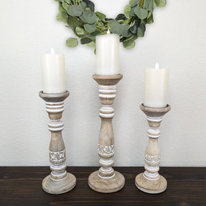 Farmhouse Candle Holders - 4 Styles | Farmhouse World