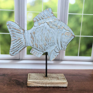 Handcarved Damsel Fish | Farmhouse World
