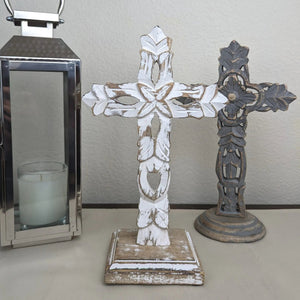 Rustic Farmhouse Table Cross | Farmhouse World