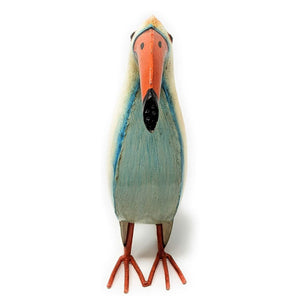 Metal watering can shaped like a toucan for garden gift