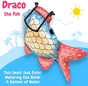 Tropical Fish Metal Watering Can - Fun, Cheerful, and makes a Great Gift | Farmhouse World