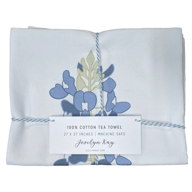 Texas Bluebonnet Kitchen Towel | Farmhouse World