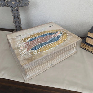 Virgin of Guadalupe Bible Box | Farmhouse World