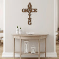 Amazing Grace Cross Metal Sign | Farmhouse World