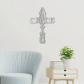 Amazing Grace Cross Metal Sign | Farmhouse World