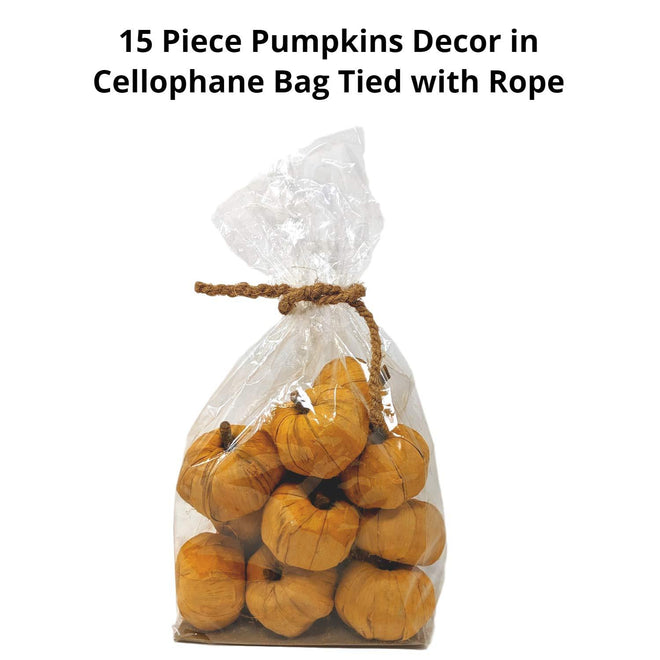 Artificial Small Pumpkins Decorating for Fall, Thanksgiving Decor for Table, or Farmhouse Fall Decor | Farmhouse World