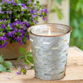 Back Porch Olive Bucket Candle | Farmhouse World