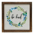 Be Kind Wood 6x6 Wall Art Sign | Farmhouse World
