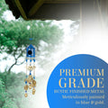 Birdhouse Wind Chimes - Blue | Farmhouse World