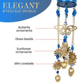 Birdhouse Wind Chimes - Blue | Farmhouse World