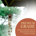Birdhouse Wind Chimes - Orange | Farmhouse World