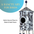 Birdhouse Wind Chimes - White | Farmhouse World