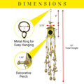 Birdhouse Wind Chimes - Yellow | Farmhouse World