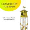 Birdhouse Wind Chimes - Yellow | Farmhouse World