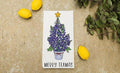 Bluebonnet Christmas Tree Merry Texmas Kitchen Tea Towel | Farmhouse World