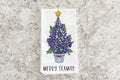 Bluebonnet Christmas Tree Merry Texmas Kitchen Tea Towel | Farmhouse World